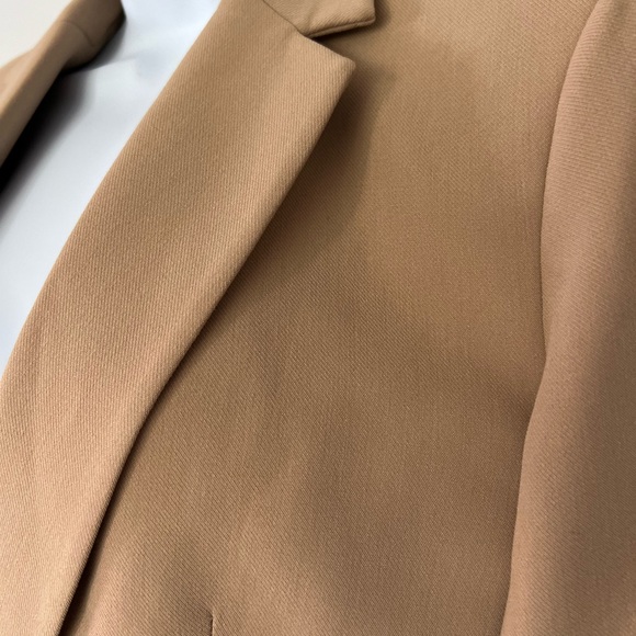 Zara light camel classy blazer jacket M NEW⭐️ - Picture 8 of 16
